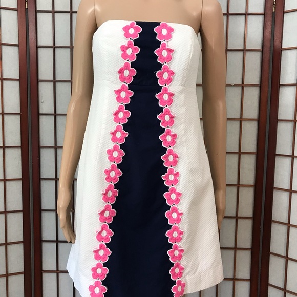 Lilly Pulitzer Strapless Cotton Dress - Picture 2 of 8